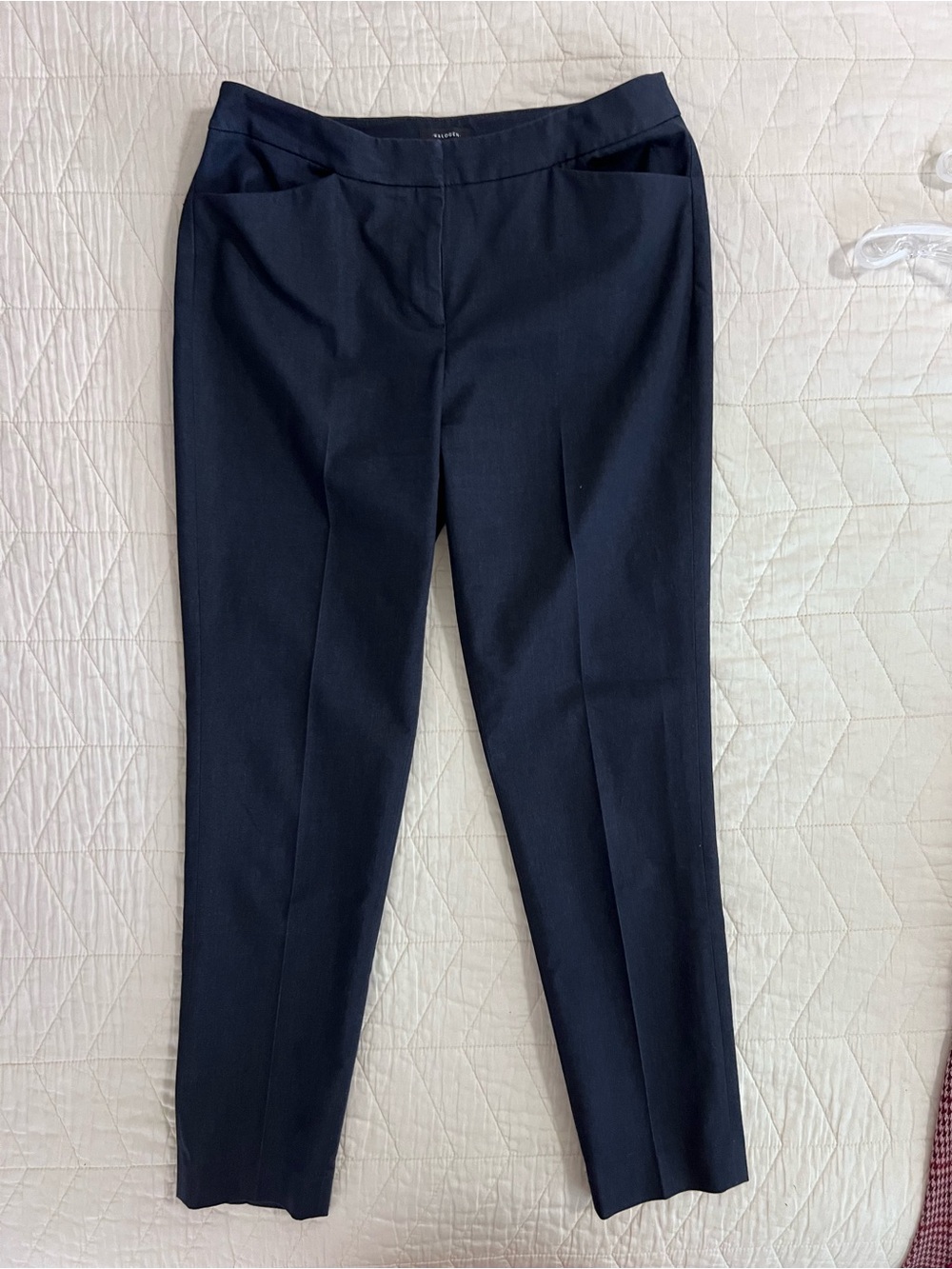 Halogen Relaxed Angle Pants in Dark Denim Color